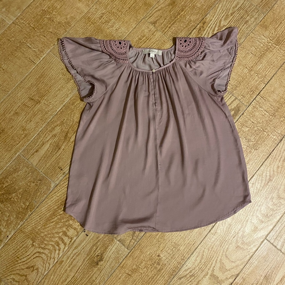 Lace Silk Finish Blouse